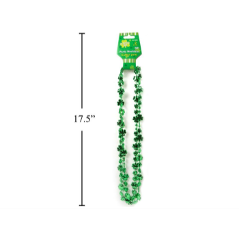 Picture of WEARABLES - PLASTIC SHAMROCK NECKLACE