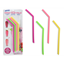 Picture of TABLEWARE - NEON SILICONE SMOOTHIE DRINK STRAW