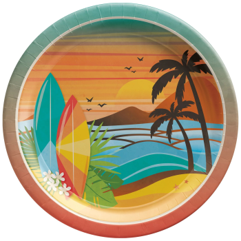 Image de TABLEWARE - Beach Life 6 3/4" Round Plates