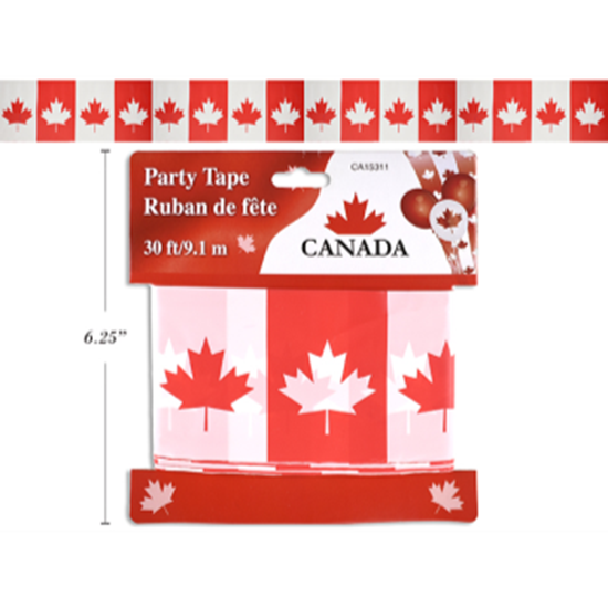Image sur DECOR - 30ft Canada Day Party Tape