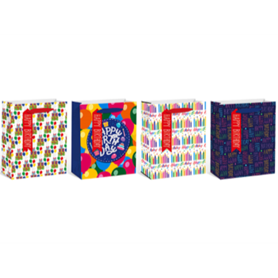 Picture of GIFT BAGS - FESTIVE SERIES BIRTHDAY - MEDIUM