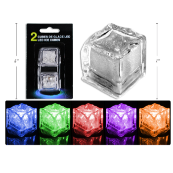 Image de LED COLOUR CHANGING LIGHT ICE CUBES