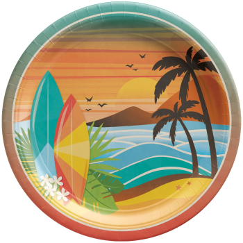 Image de TABLEWARE - Beach Life 8 1/2" Round Plates