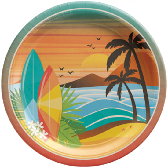 Image sur TABLEWARE - Beach Life 8 1/2" Round Plates