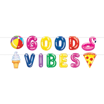Image de DECOR - Pool Party Good Vibes Banner Set