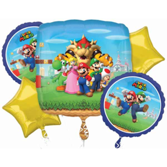 Image sur SUPER MARIO BROTHERS FOIL BOUQUET