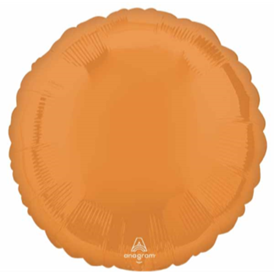 Picture of 18" FOIL - VIBRANT ORANGE ROUND