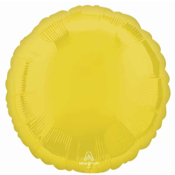 Picture of 18" FOIL - VIBRANT YELLOW ROUND