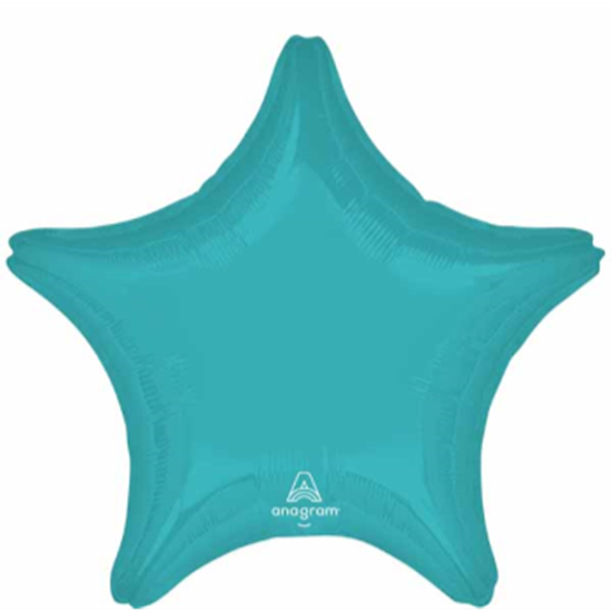 Image sur 18" FOIL - VIBRANT BLUE STAR