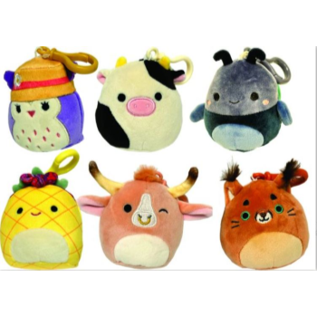 Image de SQUISHMALLOW - 3.5'' CLIPS - ASSORTMENTS - ANIMALS