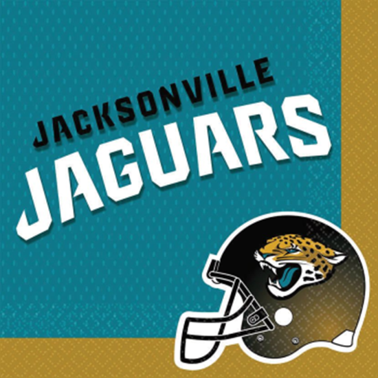 Image sur FOOTBALL - LUNCHEON NAPKINS - Jacksonville Jaguars