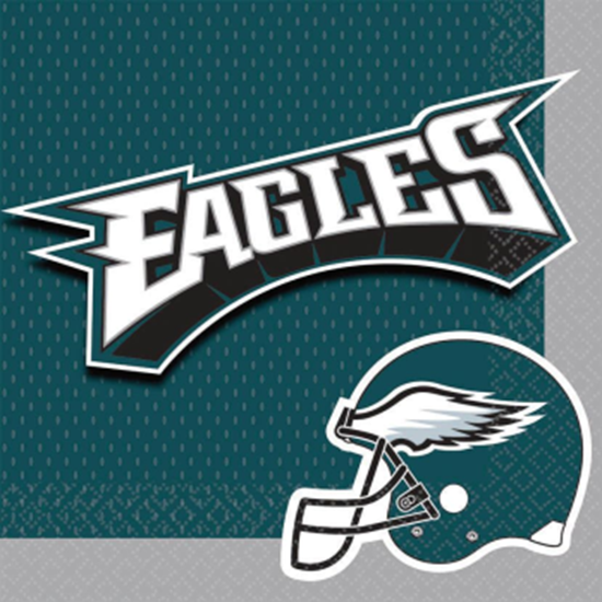 Image sur FOOTBALL - LUNCHEON NAPKINS - Philadelphia Eagles