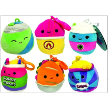 Picture of SQUISHMALLOW - 3.5'' CLIPS - ASSORTMENTS - NEON FOOD