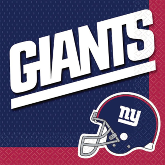 Image sur FOOTBALL - LUNCHEON NAPKINS - New York Giants
