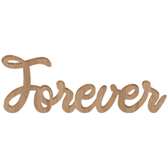 Image sur DECOR - Forever Wedding Table Sign 6"x16"