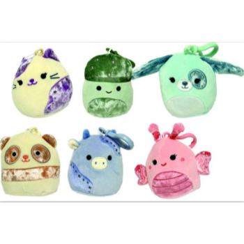 Image de SQUISHMALLOW - 3.5'' CLIPS - ASSORTMENTS - SPRING VELVET