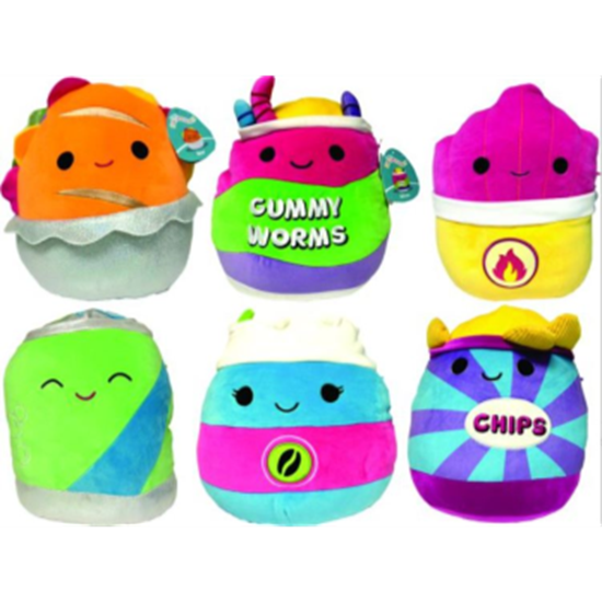 Picture of SQUISHMALLOW - 12'' ASSORTMENTS - NEON FOOD