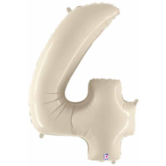 Picture of 34'' NUMBER 4 SUPERSHAPE - WHITE SAND