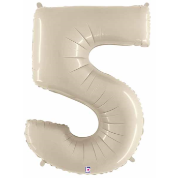 Image de 34'' NUMBER 5 SUPERSHAPE - WHITE SAND