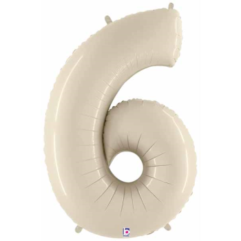 Image de 34'' NUMBER 6 SUPERSHAPE - WHITE SAND