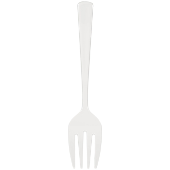 Image de Packaged Serving Forks, Recyclable - White