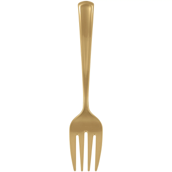 Image de Packaged Serving Forks, Recyclable - Gold