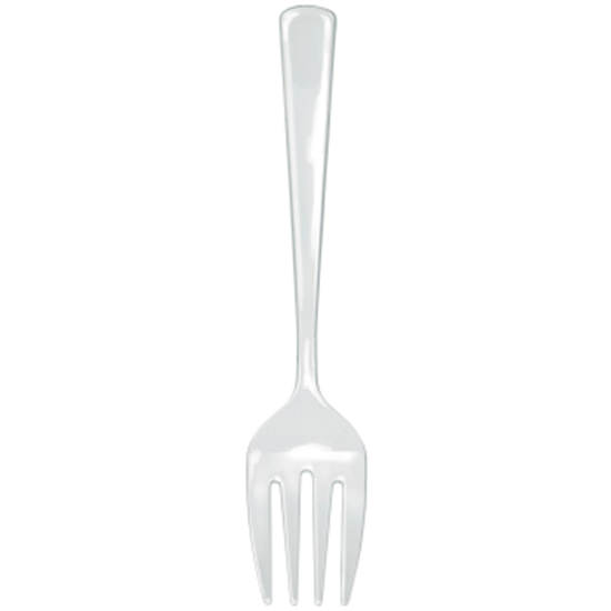 Image sur Packaged Serving Forks, Recyclable - Clear