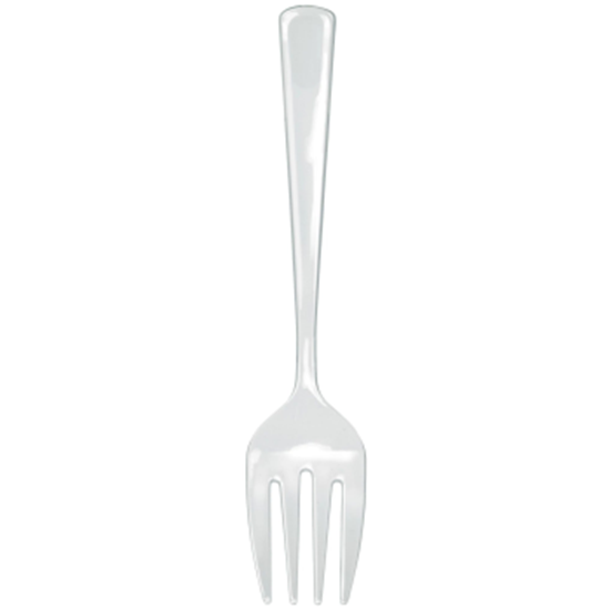 Picture of Packaged Serving Forks, Recyclable - Clear