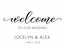 Picture of LAWN YARD SIGN - WEDDING WELCOME - PERSONALIZE