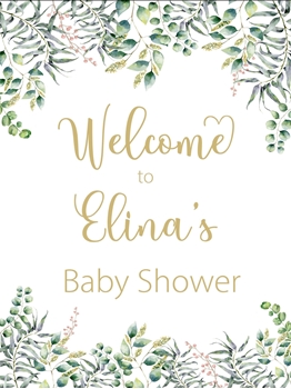 Picture of LAWN YARD SIGN - BABY SHOWER - PERSONALIZED