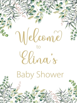 Image de LAWN YARD SIGN - BABY SHOWER - PERSONALIZED