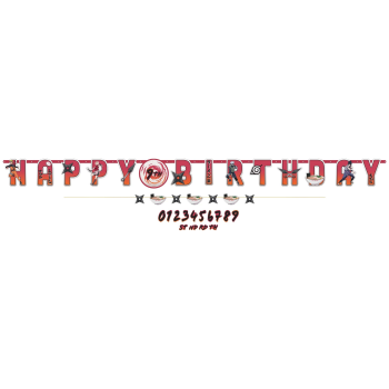 Picture of Naruto Jumbo Letter Banner
