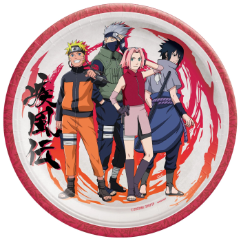 Picture of Naruto 9" Round Plates