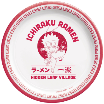 Picture of Naruto 7" Round Plates