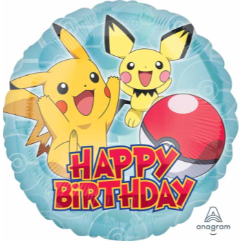 Picture of 18" FOIL - POKEMON HAPPY BIRTHDAY