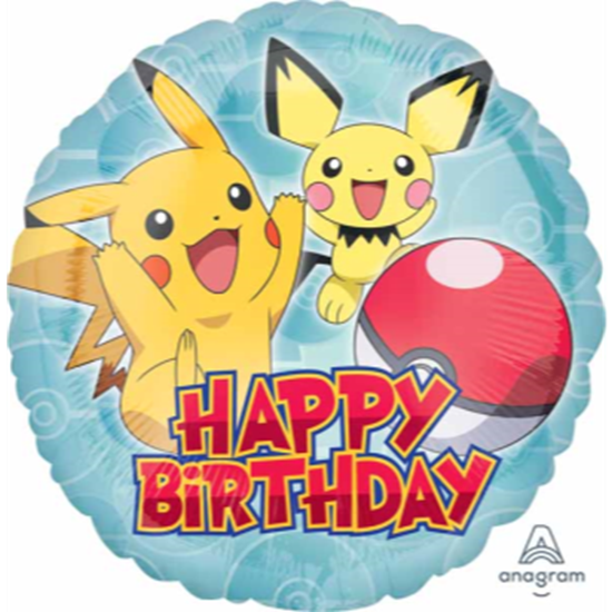Picture of 18" FOIL - POKEMON HAPPY BIRTHDAY