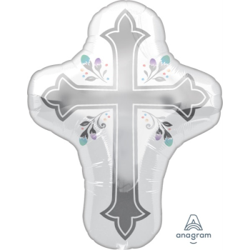 Image de 28" FOIL - HOLY DAY CROSS SHAPE