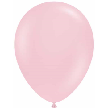 Image de 11" 11" PEARL ROMEY PINK LATEX BALLOONS - TUFTEK