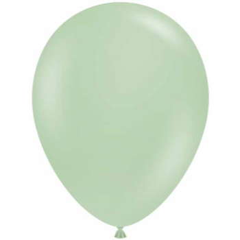 Image de 5" PEARL MEADOW GREEN LATEX BALLOONS - TUFTEK