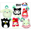 Picture of SQUISHMALLOW - 8'' HELLO KITTY (SANRIO) - pink and black combo               