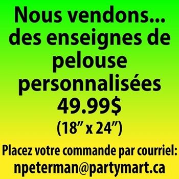 Image de 1.1 LAWN YARD SIGN INFO