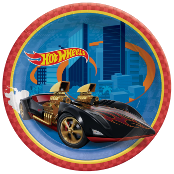 Picture of HOT WHEELS 7" ROUND PLATE 