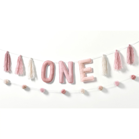 Image sur DECOR - Little Miss One-derful Plush Banner