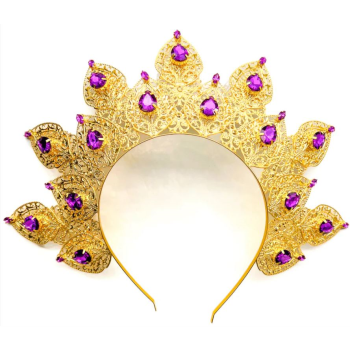 Image de CROWN - GOLD LEAF HEADBAND