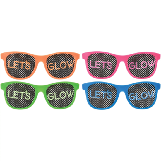 Image sur Let's Glow Crazy Printed Glasses