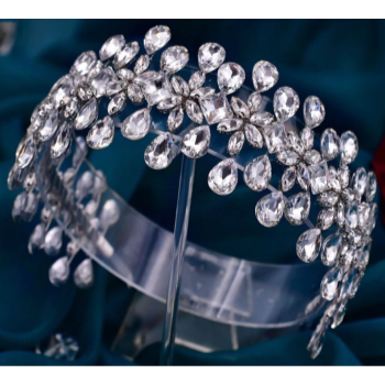 Image de CROWN - DIAMOND HEADBAND - SILVER or GOLD