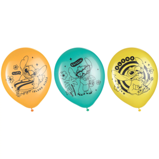 Picture of 12" Stitch Latex Balloons