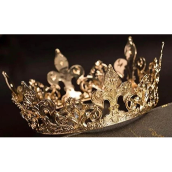 Image de CROWN - FLEUR DE LIS CROWN - GOLD