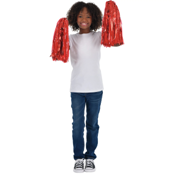 Picture of SPORTS - CHEER POM POM 2/PKG - RED