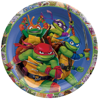 Picture of TMNT: MUTANT MAYHEM 9" Round Plates